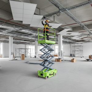 Plataforma Elevadora de Tijera Autopropulsada Hidráulica para Construcción de 4.8m, 6m, 10m, 12m, 230kg, 500kg para Pasillos Estrechos, Venta al por Mayor - Product Image 5