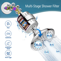 Filtre à eau de douche à haut rendement pour éliminer le chlore et les substances nocives