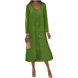 2 pièces <span class=keywords><strong>robe</strong></span> de soirée longueur thé <span class=keywords><strong>robe</strong></span> de <span class=keywords><strong>mère</strong></span> de <span class=keywords><strong>la</strong></span> mariée à manches longues avec veste <span class=keywords><strong>pour</strong></span> mariage <span class=keywords><strong>pour</strong></span> <span class=keywords><strong>la</strong></span> <span class=keywords><strong>mère</strong></span> <span class=keywords><strong>du</strong></span> <span class=keywords><strong>marié</strong></span> - Product Image 1