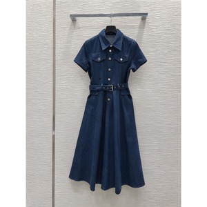 Elegante Vestido Camisero sin Mangas para Mujer, Cintura Natural, Cuello Camisero, Decoración con Botones, Corte en A, para Primavera, Otoño y Verano - Product Image 3
