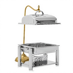Chauffe-plats rectangulaire en acier inoxydable de qualité supérieure chauffe-plats buffet idéal pour la restauration et les événements à bon prix - Product Image 1