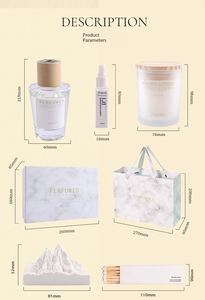 Premium Corporate Fragrance Therapy Gift <b>Set</b> Minimalist Scented Candle and <b>Reed</b> <b>Diffuser</b> Luxury VIP Business Souvenir Bulk Order - Product Image 4