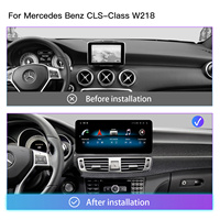 Lecteur stéréo multimédia de voiture Ultra Narrow 12.3 "Linux pour Mercedes Benz CLS W218 2011 - 2018 Wireless CarPlay GPS