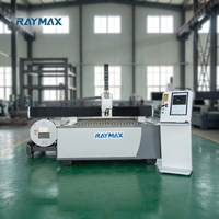 Mesin Pemotong Laser Fiber Tipe Terbuka RAYMAX Metal, Dukungan Teknis Mesin CNC, Pemotongan Laser Fiber untuk Plat dan Pipa