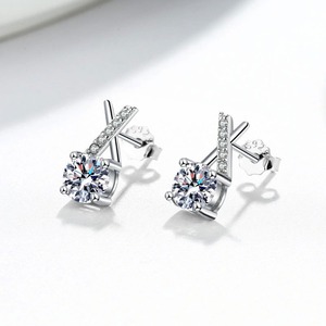 <span class=keywords><strong>Boucles</strong></span> <span class=keywords><strong>d</strong></span>'<span class=keywords><strong>oreilles</strong></span> clous en <span class=keywords><strong>argent</strong></span> sterling <span class=keywords><strong>925</strong></span> non ternissant avec zircone cubique pour femmes et jeunes filles, bijoux fins pour fiançailles et mariage, vente en gros - Product Image 4