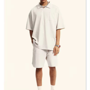 Camiseta de Hombre de 220 Gramos, Manga Corta, Cuello Redondo, Tejido Liso, 100% Algodón, Talla Grande, Estilo Vintage, Lavado Ácido, Impresión Serigráfica - Product Image 2