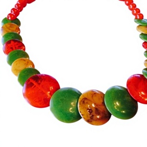 Nouveau collier multirangs en perles d'ambre, pierres naturelles, design élégant, bijou unisexe, accessoire de mode pour femme, idéal pour mariage et fête - Product Image 5