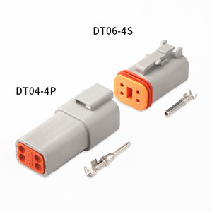 2 3 4 5 6 8 12 Pin otomotif Pria Wanita Deutsch kawat konektor DT Series tahan air DT06-8S-E008 DT04-8P-E008 untuk elektronik - Product Image 3