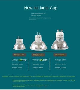 หลอดไฟ LED สปอตไลท์ MR11/MR16/GU10 กำลังไฟ 5W แสงวอร์มไวท์ 3000K และแสงคูลไวท์ 6000K ขายดี - Product Image 6