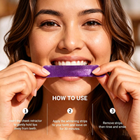 Offre Spéciale : Bandes Blanchissantes Violettes pour Dents Sensibles avec Traitement d'Alignement Dentaire