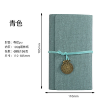 Carnet à feuilles mobiles en cuir A6, couverture en cuir PU, cadeau pour étudiant, logo personnalisé, plusieurs couleurs, papier écologique