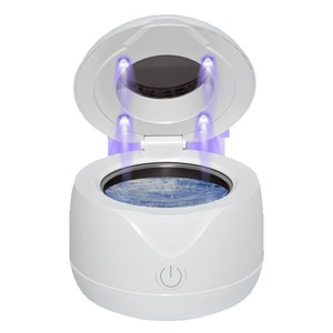 Nouveaux produits Nettoyeur à <span class=keywords><strong>ultrasons</strong></span> pour prothèses dentaires 45 kHz Mini nettoyeur à <span class=keywords><strong>ultrasons</strong></span> portable pour appareil dentaire Machine à laver pour aligneur dentaire 200 ml - Product Image 1