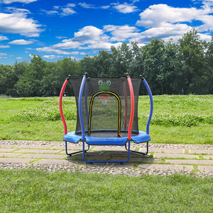 Trampoline pour enfants Zoshine, durable, souple, écologique, certifié EN71, pour filles, haute élasticité, design anti-retournement latéral, avec protection - Product Image 4