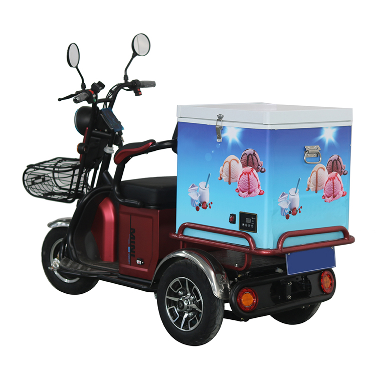 Refrigerated Tricycle Truck Motorcycle with Cargo Box  for Frozen Food