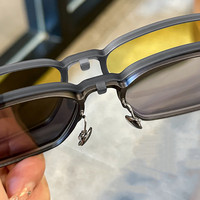 Montures de lunettes unisexes en aluminium et acier inoxydable, verres TAC, monture optique, clip magnétique interchangeable, UV400