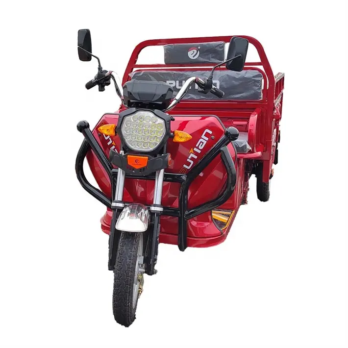 המחיר הטוב ביותר 3 גלגל אופני אופנוע ארוך מקסימום גוף מיכל משליך ממונע גז מופעל חוות מטען משאית תלת אופן שלוש