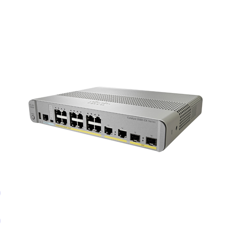 3560CX 12-Port GE PoE  with 2 x 1G copper plus 2 x 1G SFP   Switch WS-C3560CX-12PC-S