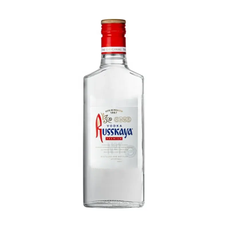 La fabbrica vende direttamente una bottiglia di whisky di vodka di piccole dimensioni 250 ml 300 ml 350 ml con etichetta privata su misura