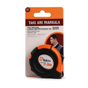 Toma una cinta métrica retráctil de 3 m con gancho para una medición precisa. - Product Image 2