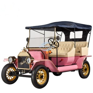 Carro eléctrico turístico duradero de 72V con 14 asientos para zonas turísticas - Product Image 1