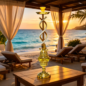 Wholesale Luxury DNA Double Spiral <b>Hookah</b> Shisha Set 75CM LED <b>Hookah</b> 3 Colors <b>Hookah</b> Set Arabic Indian <b>Hookah</b> Pen In Stock - Product Image 6