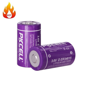Batería Primaria de Litio ER34615, Tamaño D, Baterías de Litio 3.6V 19Ah ER34615M, Paquetes de Baterías de Litio para Medidor de Agua - Product Image 1