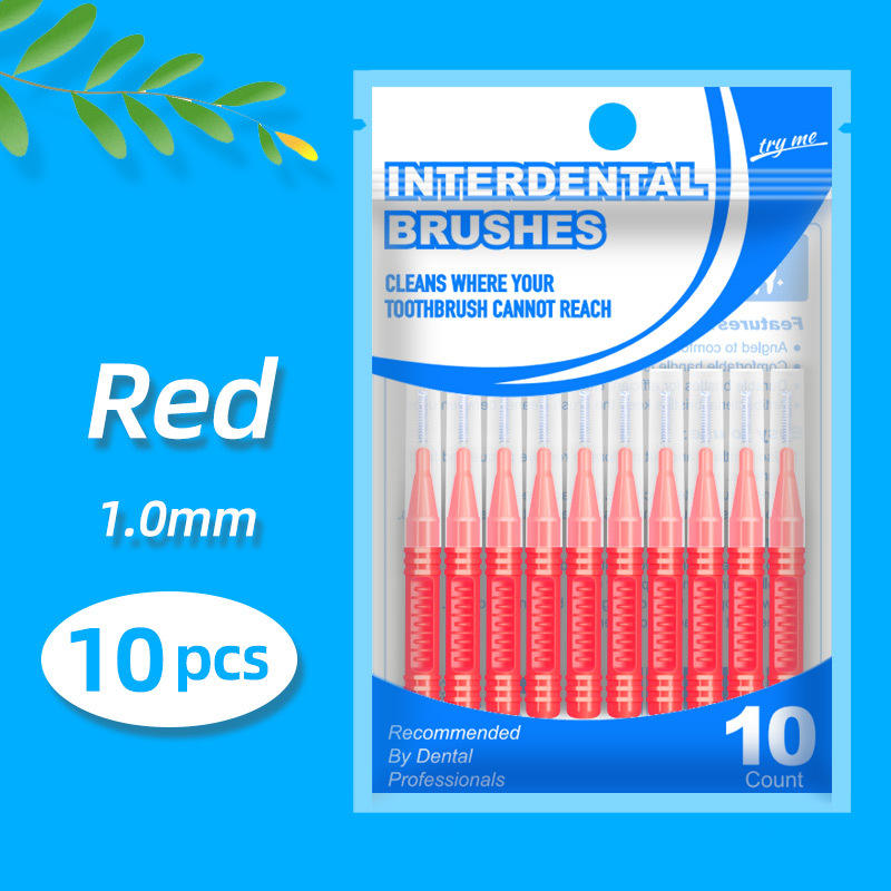 10 ชิ้นต่อถุง [สีแดง]