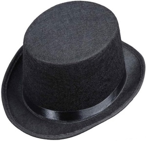 Sombrero Fedora SOLPOP Party Magic de 16 cm, Novedoso y de Lujo, Negro, para Mago, Maitreza de Ceremonias, Disfraz Formal - Product Image 2
