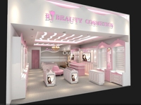 Einzelhandel Holz Kosmetik Geschäft Display Regal Make-up Ständer Vitrine Schaukasten