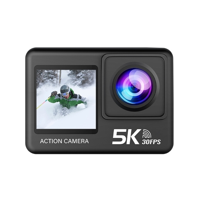 5K Action Camera 4K 60FPS 2'' IPS Dual Touch Screen 4X Digital Zoom 30M Waterproof WIFI Sports Camera With Remote Control