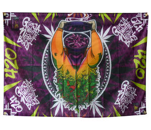 Spanduk Acara Promosi Bendera Kain Polyester Mesh Digital Printing Custom 3x5ft (90x150cm) dengan Lubang Gantungan - Product Image 1