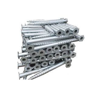 Q235B Q355 sistema de instalación en Tierra solar de pila en espiral de tierra galvanizada en caliente - Product Image 2