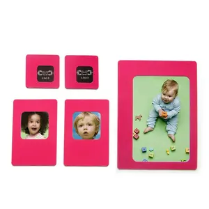 Maghard Magnetic mini colored locker photo frames set, DIY Rubber Magnet locker picture frame set