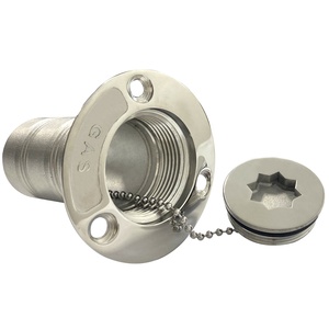 Paslanmaz Çelik 316 Tekne Hortumu Güverte Dolumları Yakıt Doldurucu SU 38mm (1-1/2 İnç) Yıldız Kapaklı Gemi Yat Tekne Donanım Aksesuarları - Product Image 3
