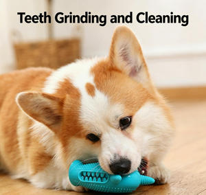 Jouet à mâcher durable pour chien, petit monstre, jouet sonore, brosse à dents pour animaux, résistant aux morsures, facile à nettoyer, pour le nettoyage des dents - Product Image 1