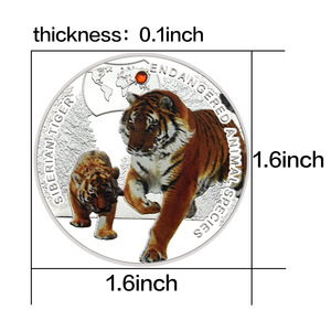Moneda Conmemorativa 2026 de Animales Raros <span class=keywords><strong>y</strong></span> En peligro de Extinción, Oro/Plata, 15 Conjuntos de Diferentes Estilos de la Colección Mundial - Product Image 3