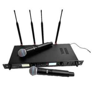Ulxd24d ulxd4 Dual Channel Micro không dây cho DJ mic cho Youtube - Product Image 1