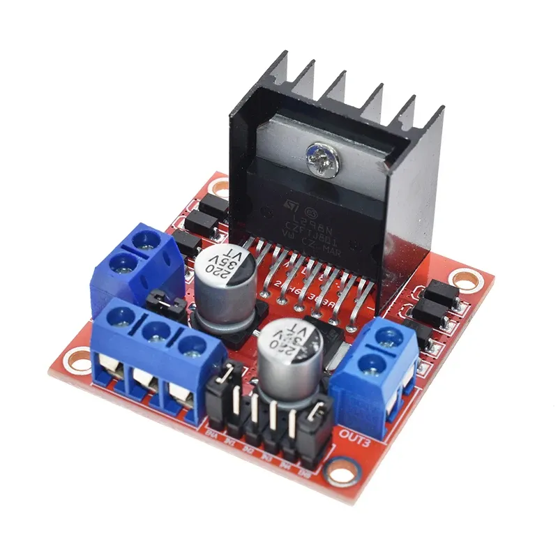 Módulo de placa de controlador L298 Motor paso a paso Smart Car Robot Breadboard Peltier de alta potencia