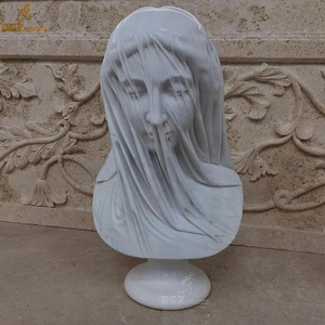Escultura de estilo griego, arte tallado en piedra, <span class=keywords><strong>estatua</strong></span> de busto de mármol fundido famoso de <span class=keywords><strong>David</strong></span> - Product Image 3