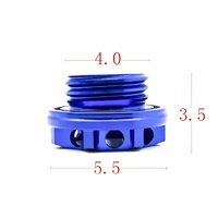 Bouchon d'huile modifié pour voiture de 42 mm, bouchon d'essence universel adapté à Subaru, Nissan, Mitsubishi, plusieurs couleurs