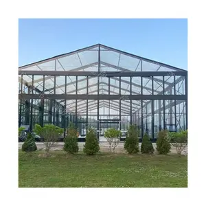 Tente à cadre en aluminium étanche à toit transparent tente de fête à auvent transparent pour événement