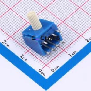 RS8137Y Rotary Switch SMD Switch 3 Cylindrical (with Slot) 200000 25mA - Product Image 1