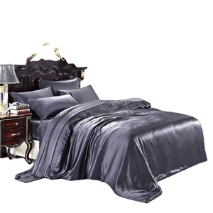 4 Cái Sang Trọng Giường Linen Silk Satin Jacquard Duvet Cover Sheet - Product Image 2