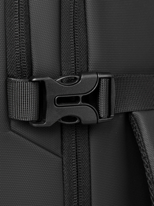 Large Capacity Expandable Waterproof USB Charging Anti-Theft Smart Business Laptop <b>Backpack</b> Zipper Closure Oxford Polyester - Product Image 4