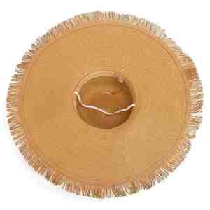 Sombrero Casual de Verano para Exteriores y Playa con Borde Irregular, Ala Ancha, Visera Lisa, Bordado 3D de Papel, Ideal para Pesca y Viajes, Venta al por Mayor - Product Image 6