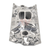 Collecteur d'admission double plan MATCHWAY neuf, 1500-6500 tr/min, en aluminium, bas profil, Vortec SBC, pour moteur Small Block Chevy 350 96-02, poli