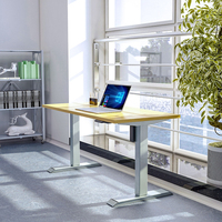 Cadre de bureau OMNI électrique à moteur unique, design moderne, station de travail réglable en hauteur avec pieds de table ergonomiques