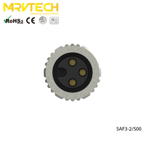 ขั้วต่อสายไฟฟ้าแบบ Overmould สำหรับตัวเมีย รุ่น SAF3-2/S00 ของ Marvtech แบบกำหนดเอง โปร่งใส IP67 สีเหลือง - Product Image 2