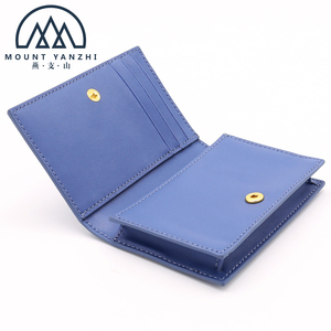 Tùy chỉnh RFID chặn da chủ thẻ ví cho phụ nữ ly hợp Ví du lịch sang trọng Ví với <span class=keywords><strong>Snap</strong></span> đóng cửa - Product Image 1