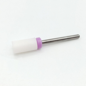 Fraise à ongles en céramique blanche à tête lisse de 6,6 mm, plusieurs granulométries, outil de polissage pour ongles, fraise à ongles en céramique pour nail art - Product Image 2